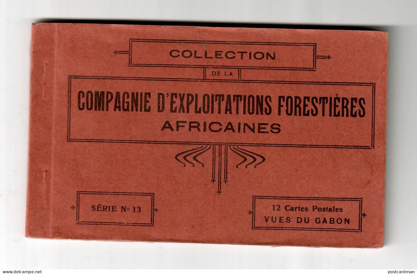 Gabon - Compagnie D'Exploitations Forestières (C.E.F.A.) - Série N°13 - Carnet De 12 Cartes Postales - Ed. C.E.F.A. - Gabun