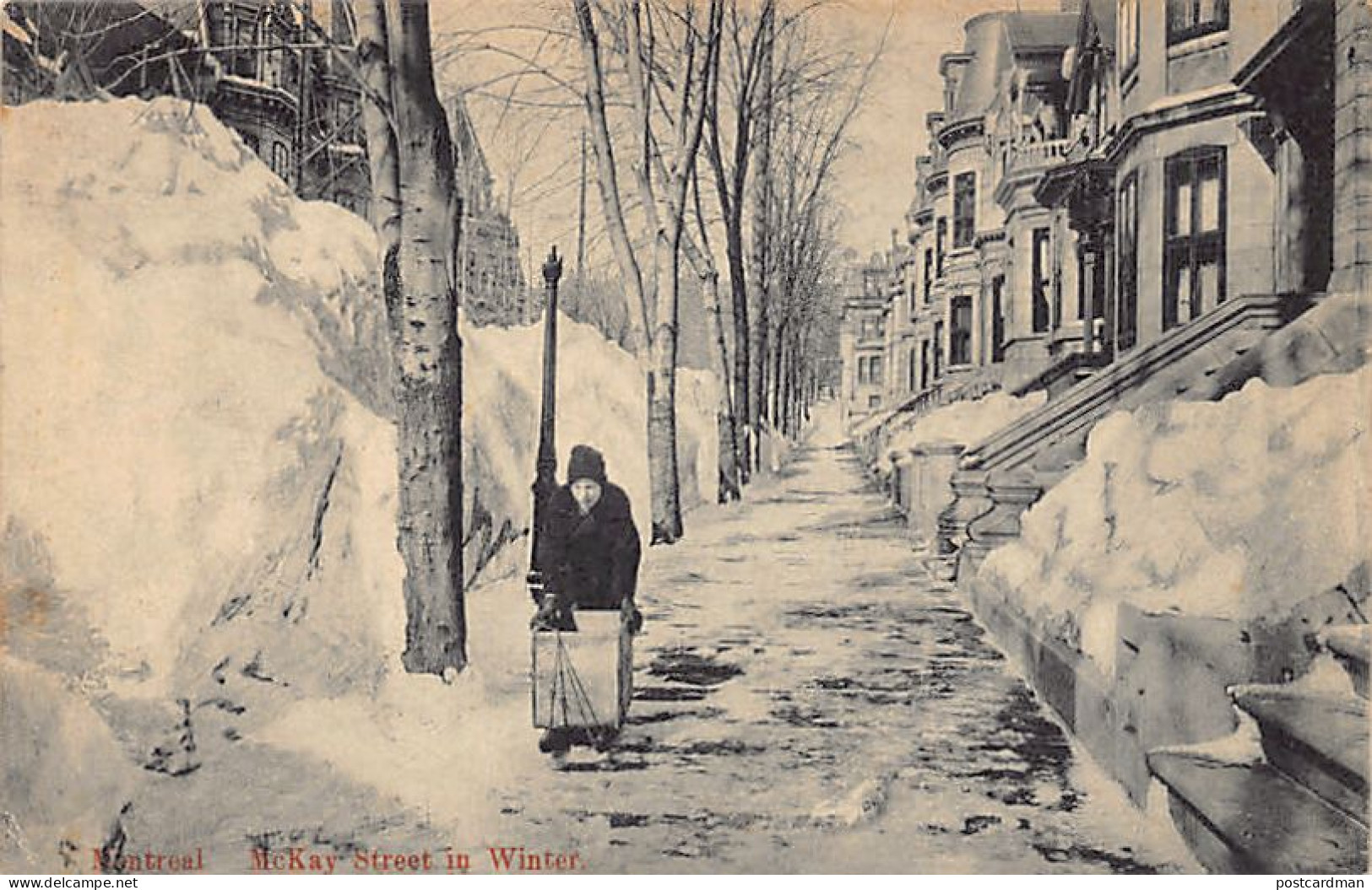 Canada - MONTRÉAL (QC) McKay Street In Winter - Montreal