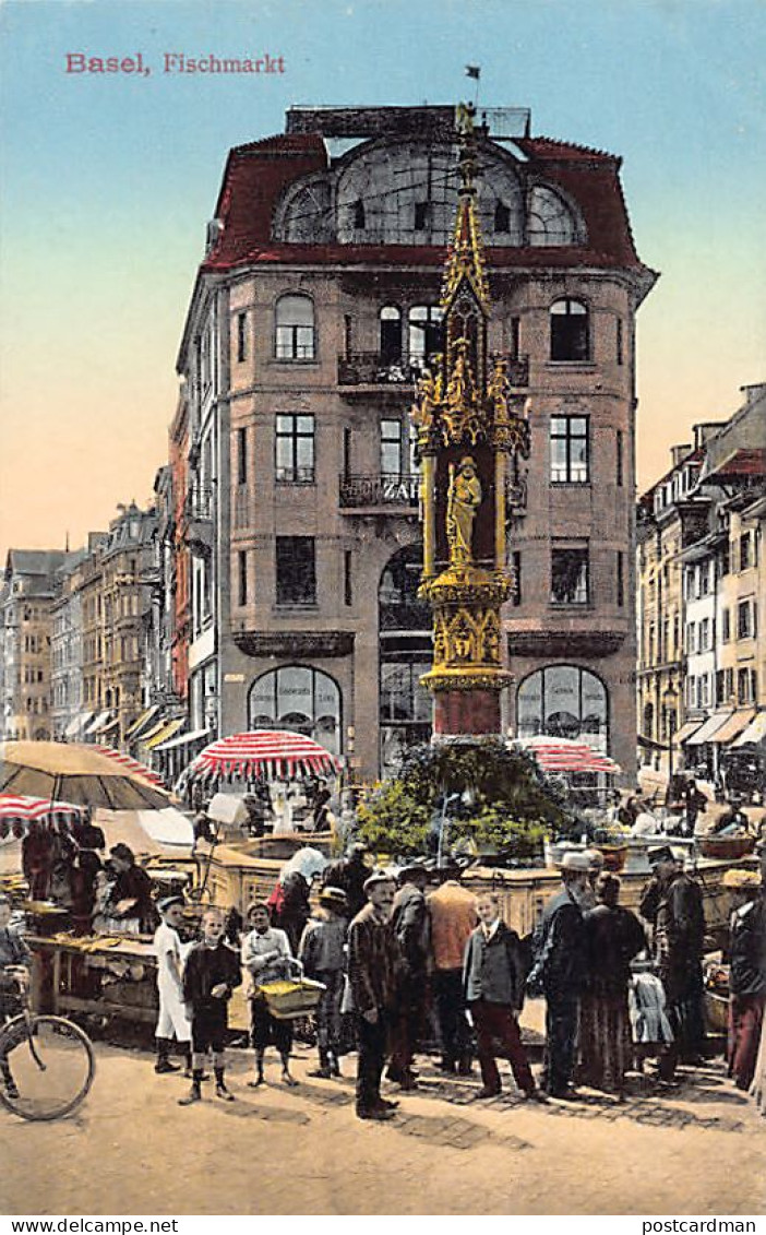 BASEL - Fischmarkt - Verlag G. Metz 17201 - Basel