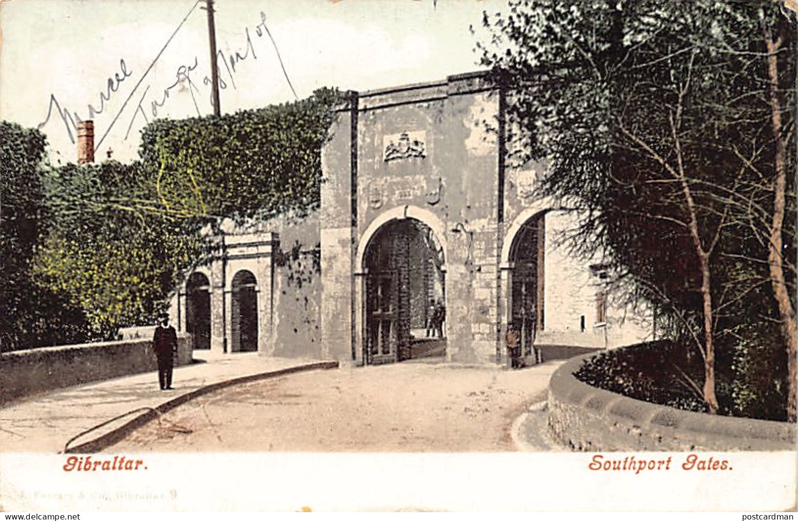 Gibraltar - Southport Gates - Publ. J. Ferrary & Co. 9 - Gibraltar