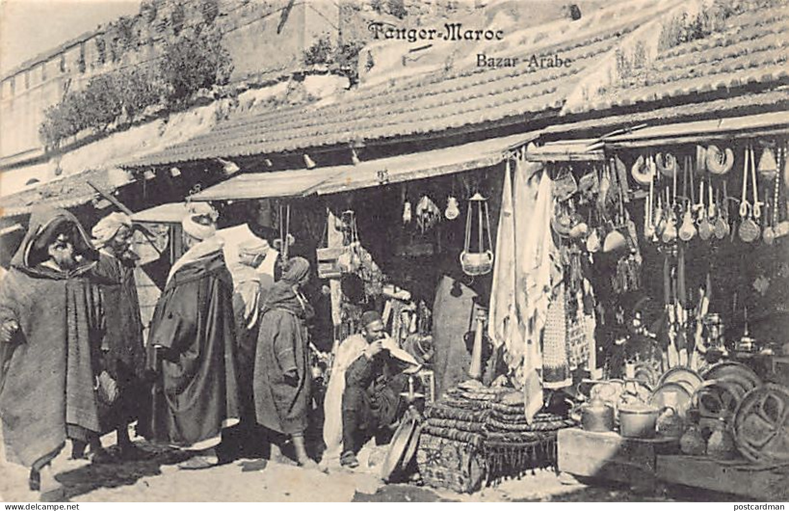 Maroc - TANGER - Bazar Arabe - Ed. Au Grand Paris Nahon & Lasry  - Tanger