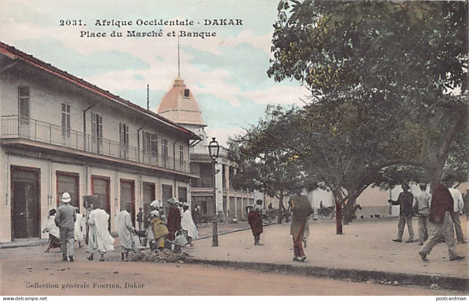 Sénégal - DAKAR - Place Du Marché Et Banque - Ed. Fortier 2031 - Senegal