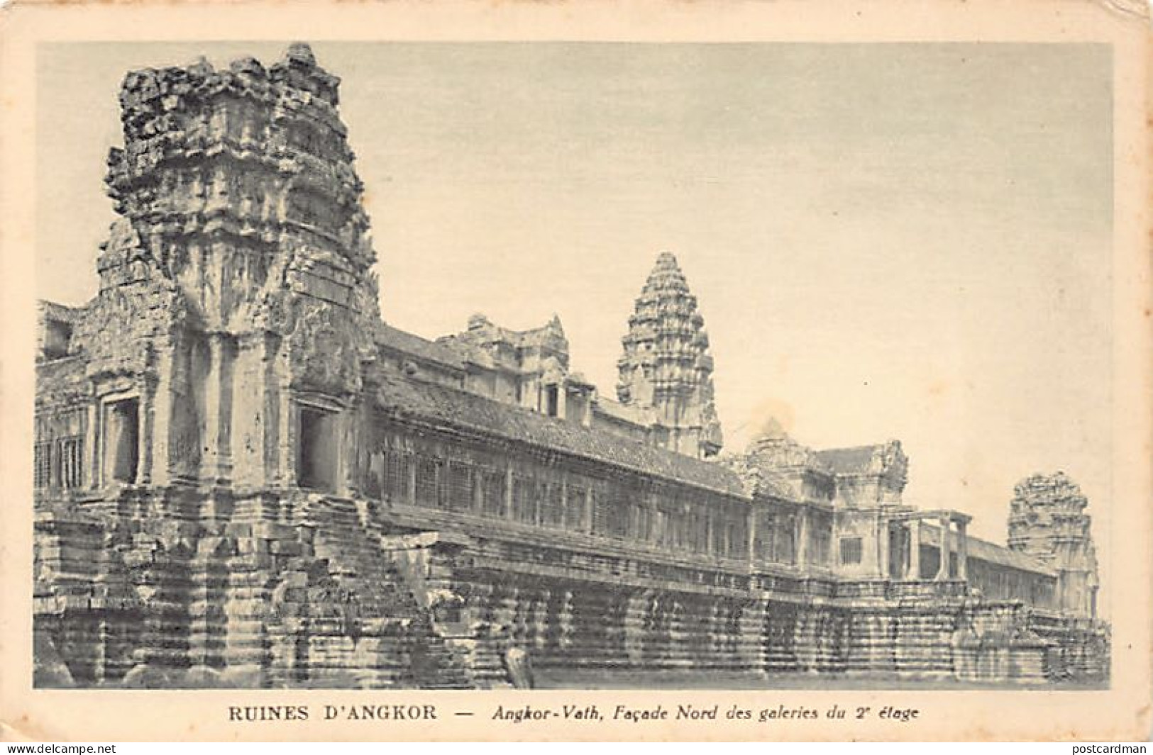 Cambodge - Ruines D'Angkor - Angkor-Vath, Façade Nord - Ed. Nadal 62 - Cambodia