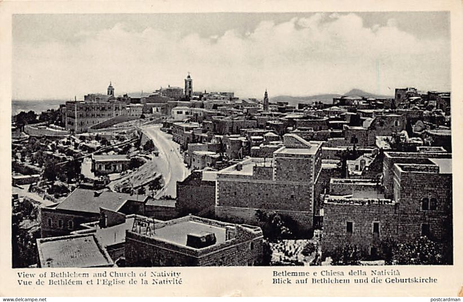 Palestine - BETHLEHEM - General View And The Church Of The Nativity - Publ. A. Attallah Frères  - Palästina