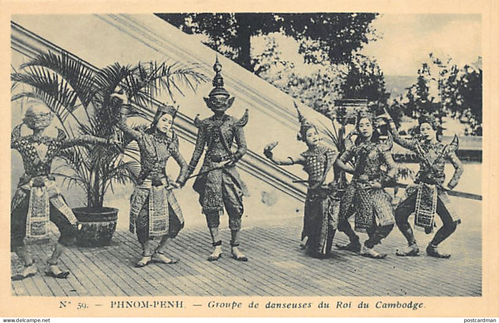Cambodge - PHNOM PENH - Groupe De Danseuses Du Roi - Ed. Planté 59 - Cambodia