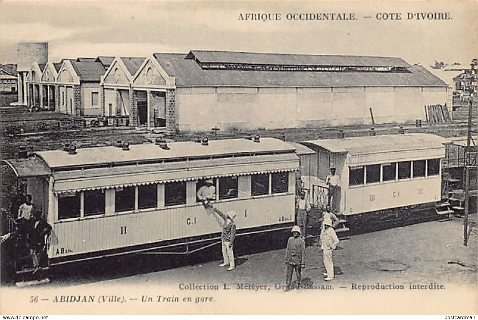Côte D'Ivoire - ABIDJAN - Un Train En Gare - Ed. L. Méteyer 56 - Ivory Coast