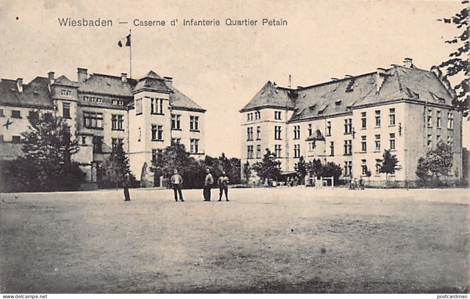 Deutschland - WIESBADEN - Französische Infanteriekaserne - Bezirk Pétain - Wiesbaden