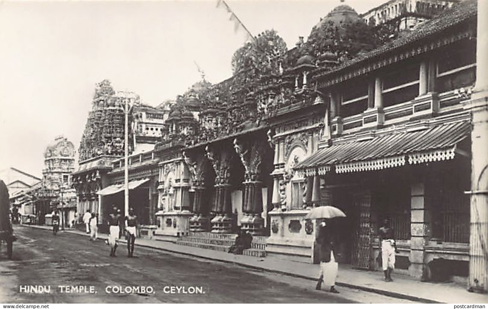 SRI LANKA - COLOMBO - Hindu Temple - Publ. Plâté Ltd. 18 - Sri Lanka (Ceylon)