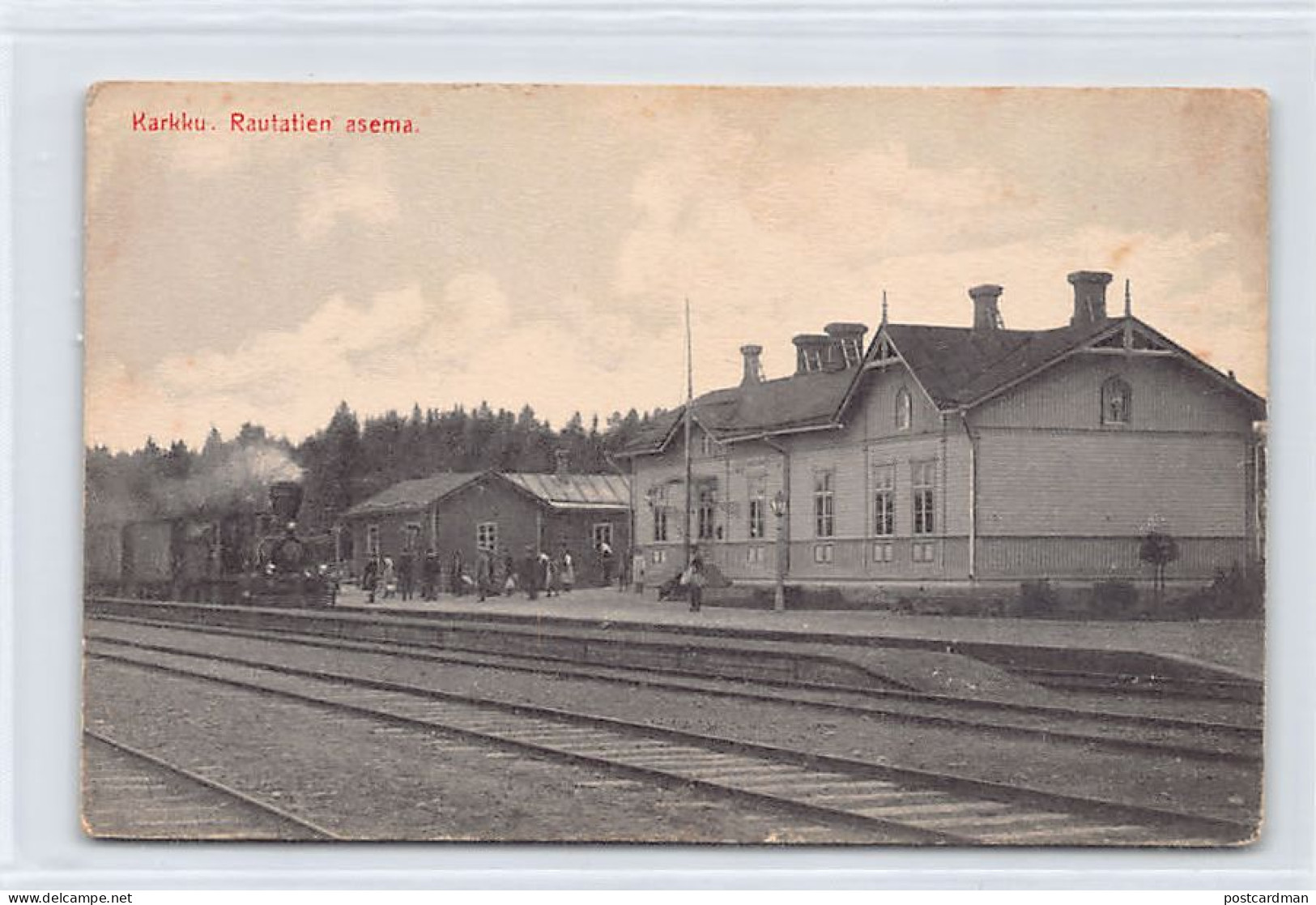 Finland - KARKKU - Railway Station - SEE REVERSE FOR CONDITION - Publ. Unknown  - Finland