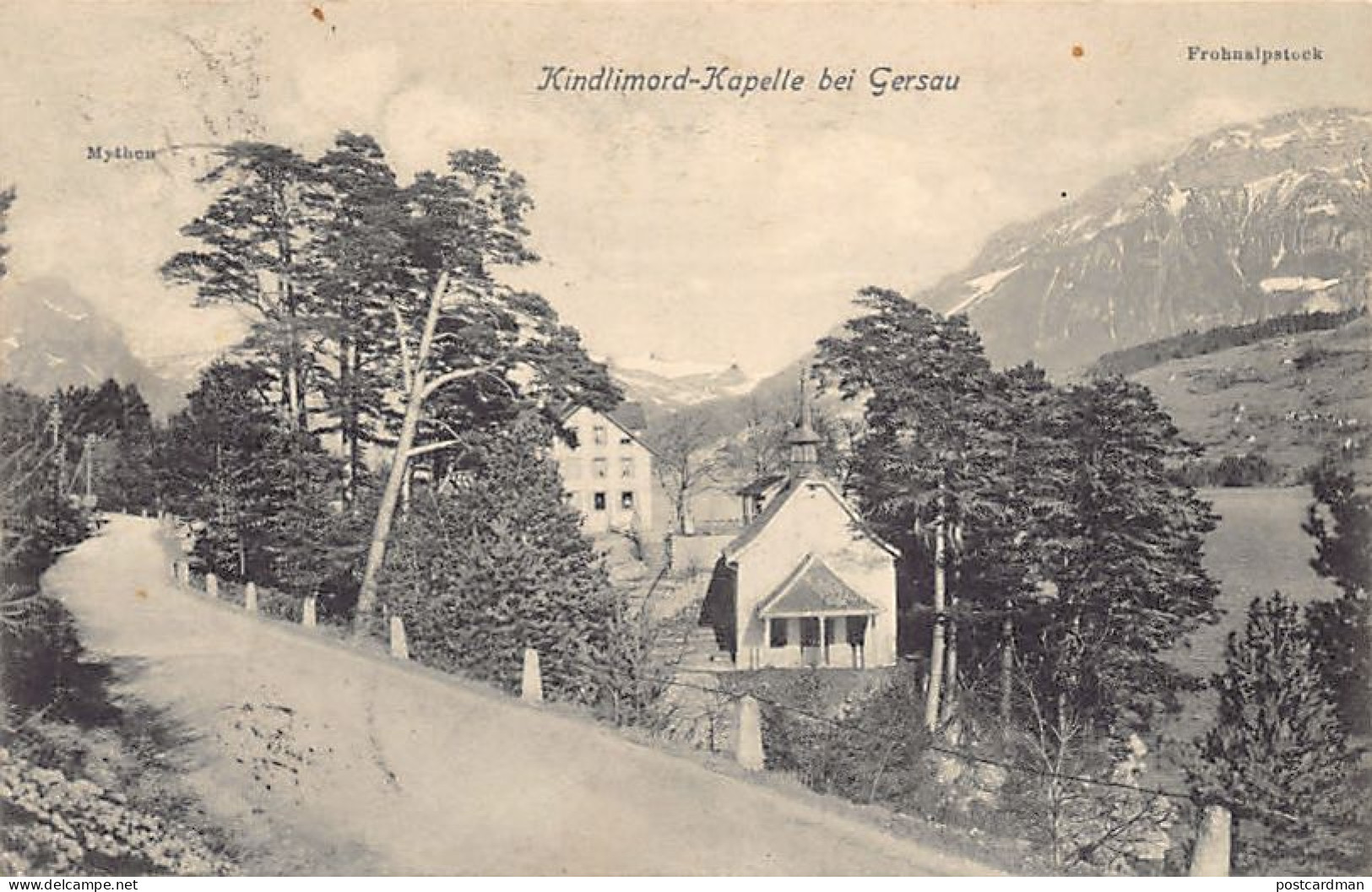 GERSAU (SZ) Kindlimord-Kapelle - Verlag F. Beeler 1243 - Gersau