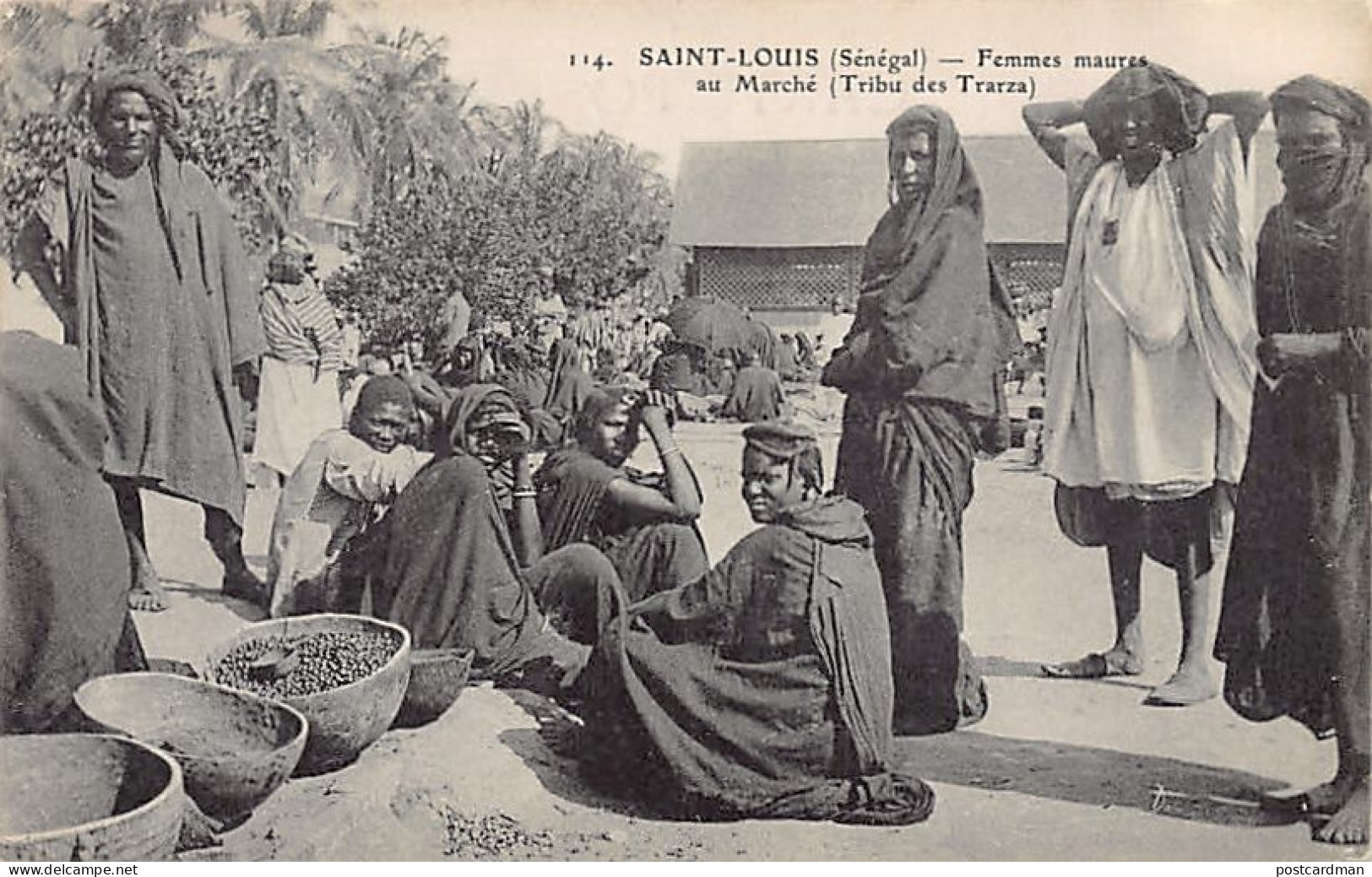 MAURITANIA - Trarza Moor Women On The Market In Saint-Louis, Sénégal - Publ. Unknown 114. - Mauritanie