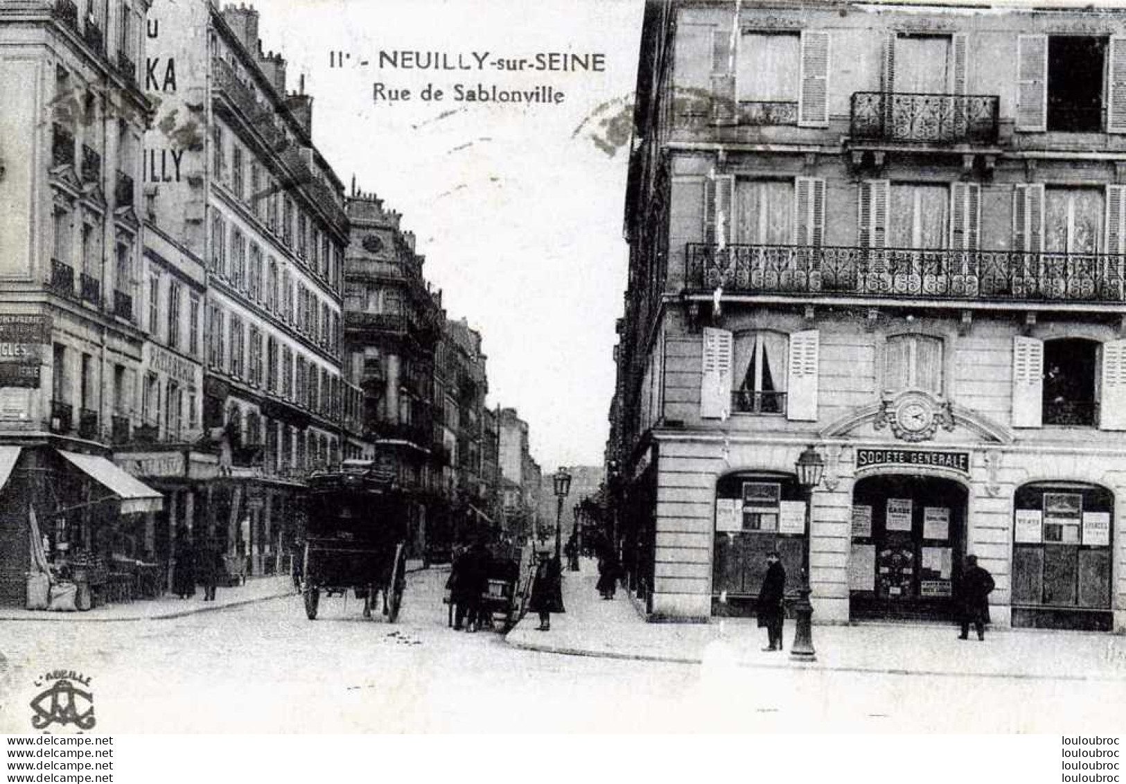 92 NEUILLY SUR SEINE RUE DE SABLONVILLE - Neuilly Sur Seine