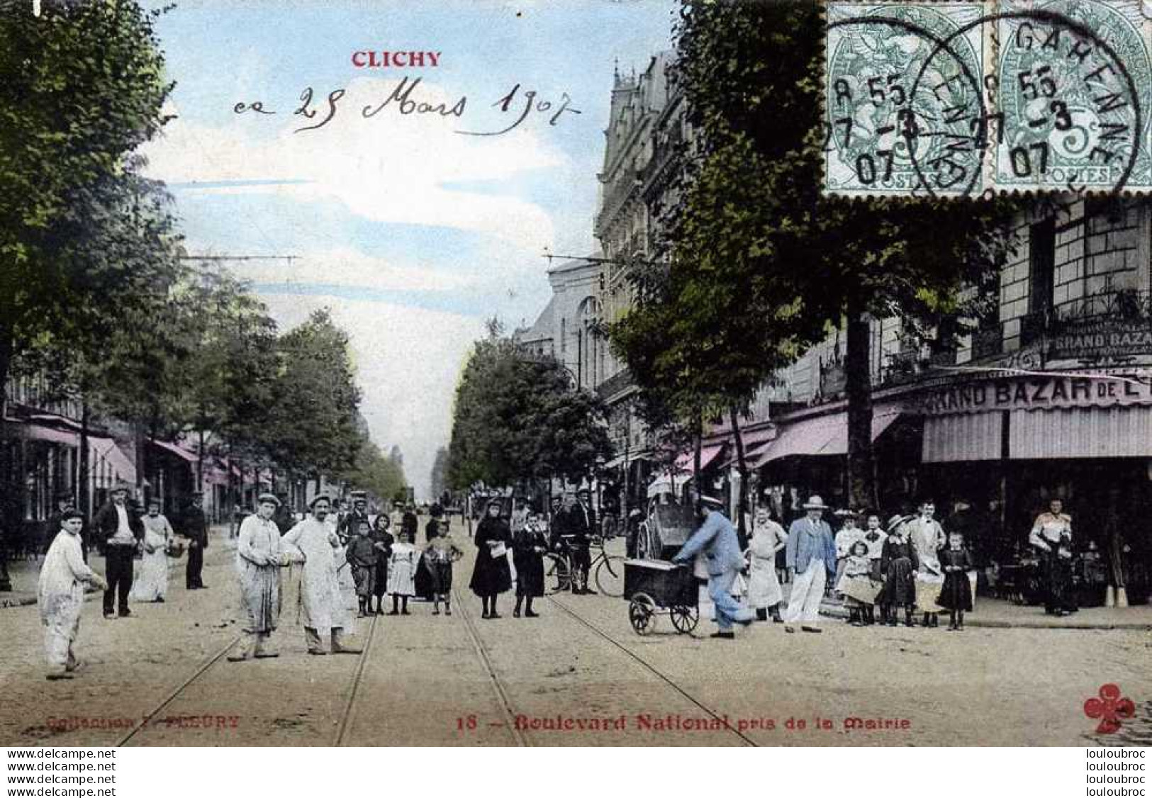 92 CLICHY BOULEVARD NATIONAL PRIS DE LA MAIRIE - Clichy