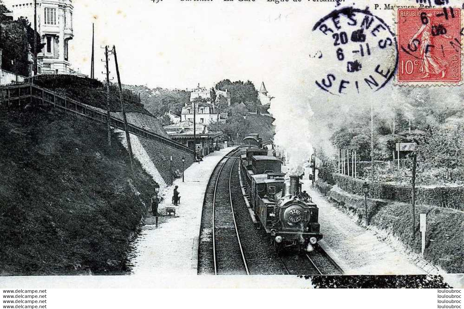 92 SURESNES LA GARE LIGNE DE VERSAILLES - Suresnes