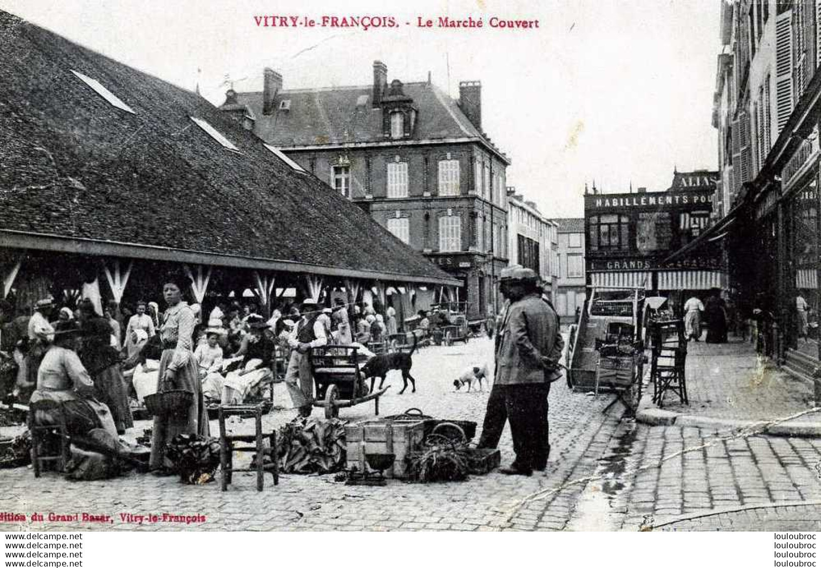 51 VITRY LE FRANCOIS LE MARCHE COUVERT - Vitry-le-François