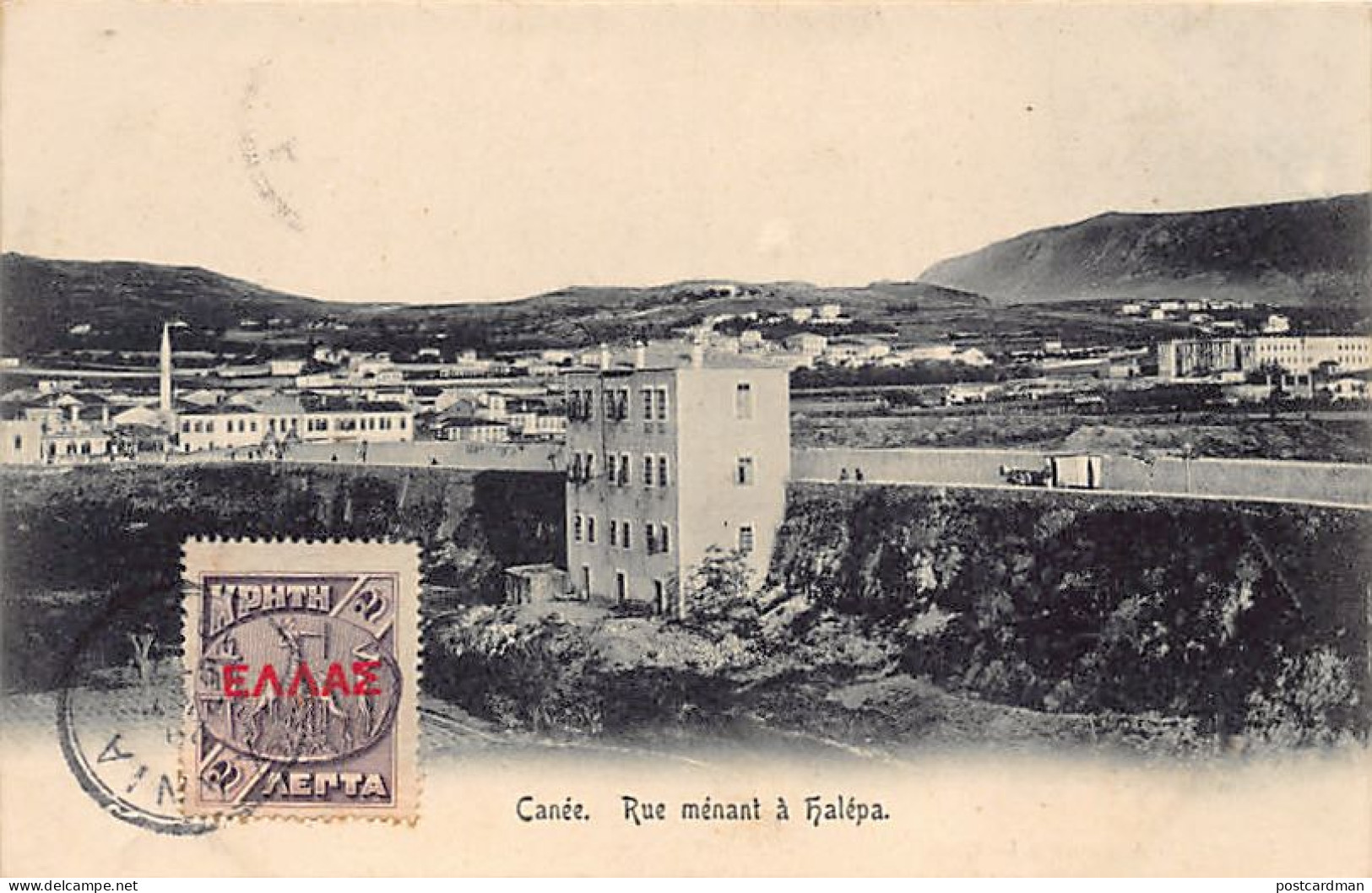 Crete - CHANIA - Road To Halepa - Publ. E. A. Cavaliero  - Grèce