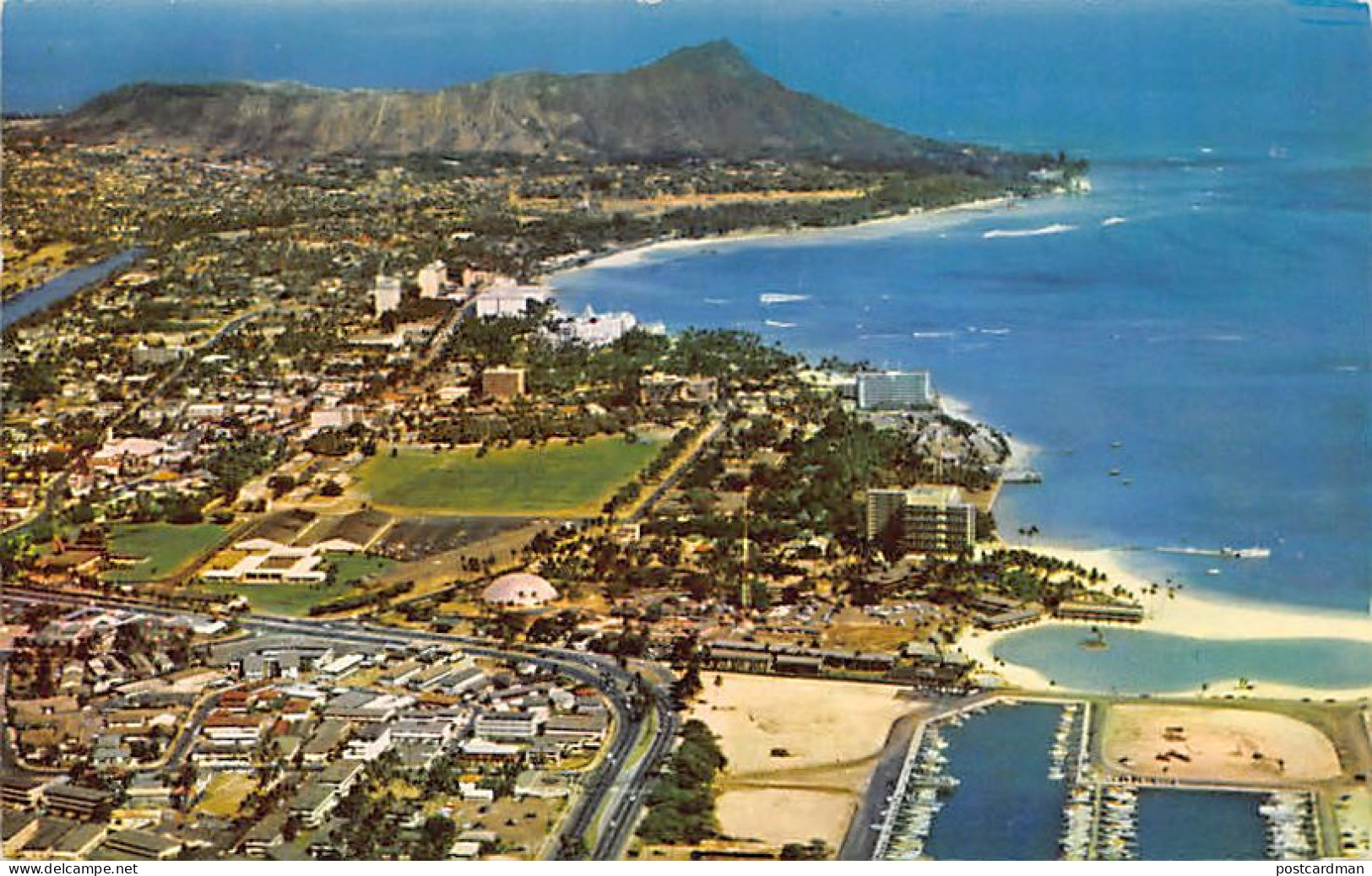 Hawaii - HONOLULU - Aerial View Of Kalakaua Avenue - Publ. Movie Supply  - Honolulu