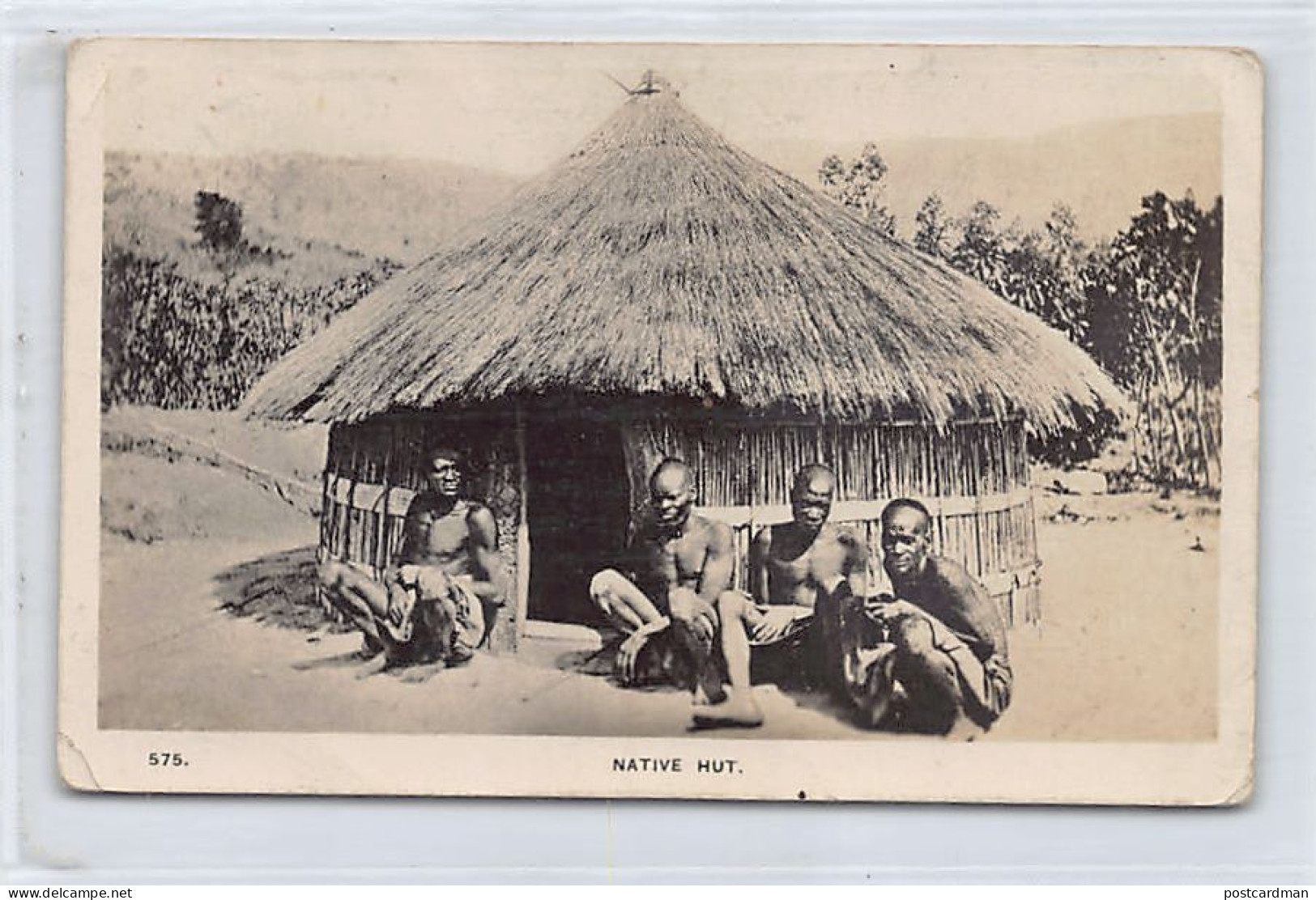 Kenya - Native Hut - REAL PHOTO - Publ. C. D. Patel & Sons  - Kenya