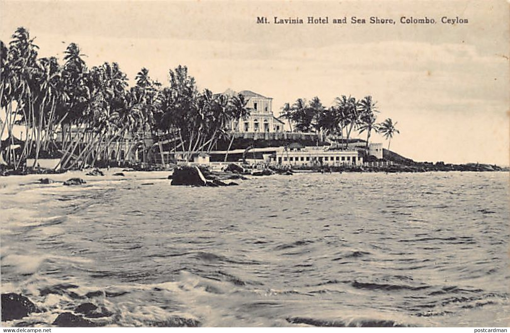 Sri Lanka - COLOMBO - Mount Lavinia Hotel And Sea Shore - Publ. John & Co. - Sri Lanka (Ceylon)