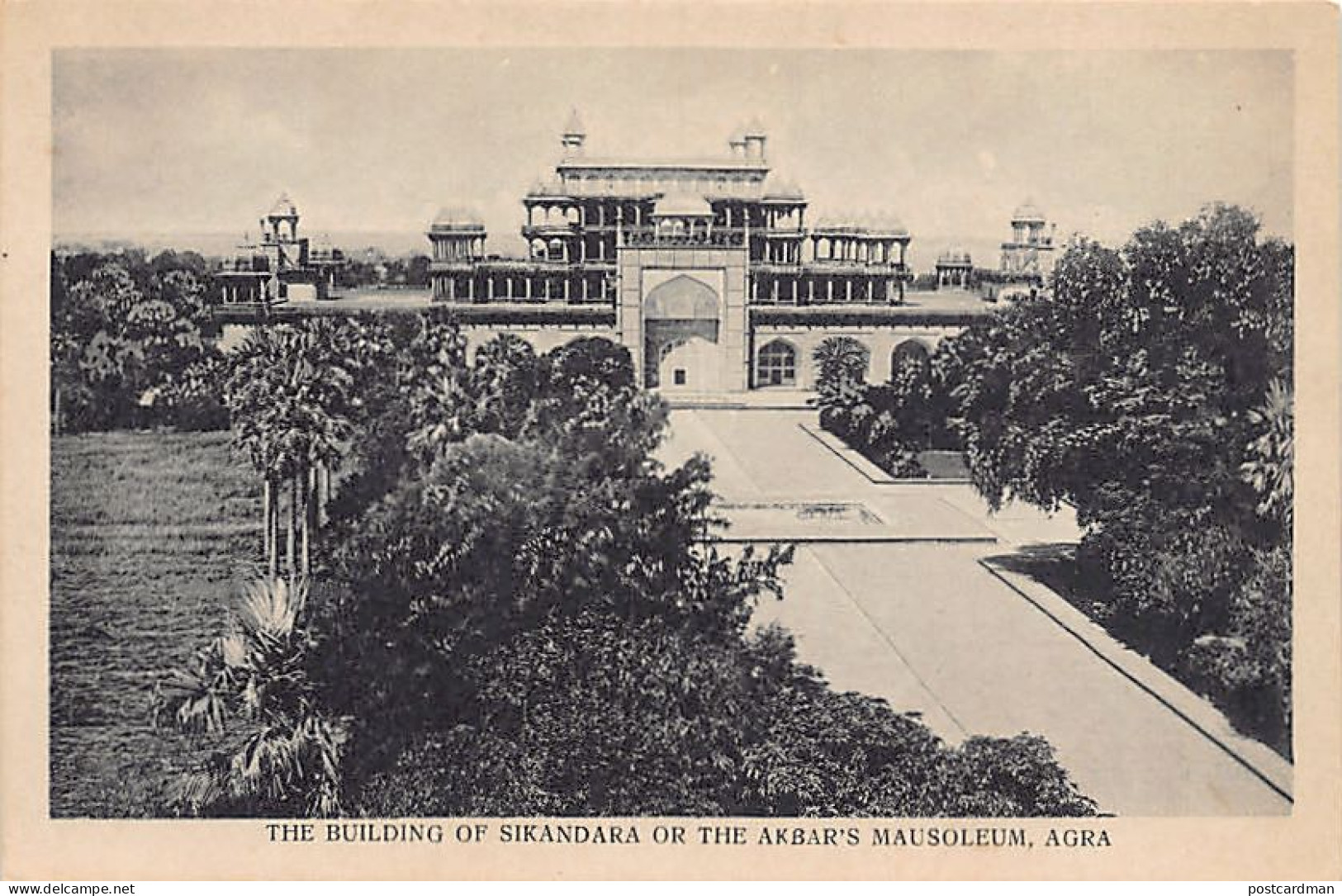 India - AGRA - The Building Of Sikandara - The Akbar's Mausoleum - India