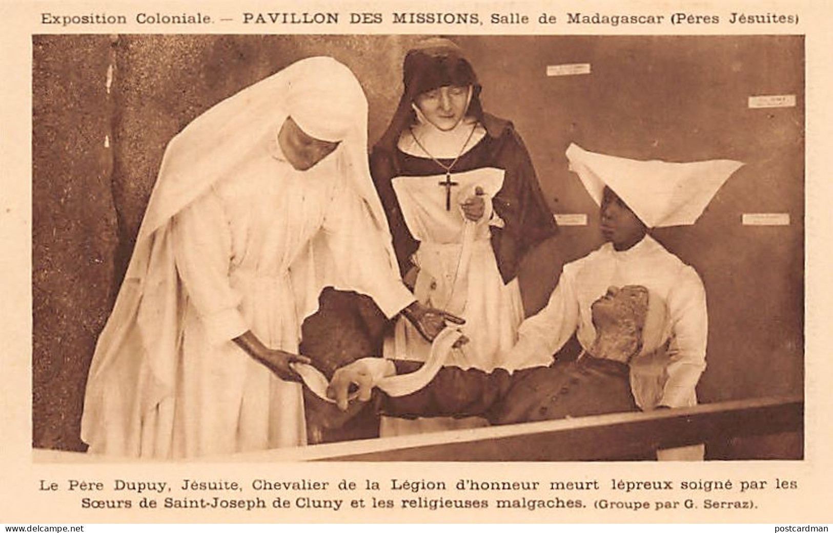 Madagascar - Le Père Dupuy, Meurt Lépreux Soigné Par Les Soeurs De Saint-Joseph De Cluny Et Les Religieuses Malgaches -  - Madagascar