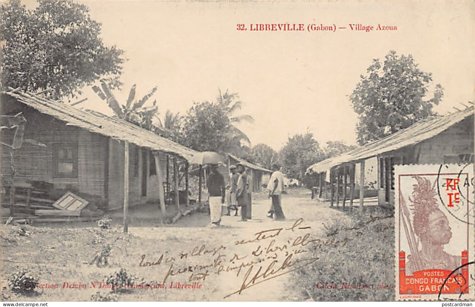Gabon - LIBREVILLE - Village Azoua - Ed. Demba N'Diaye 32 - Gabun