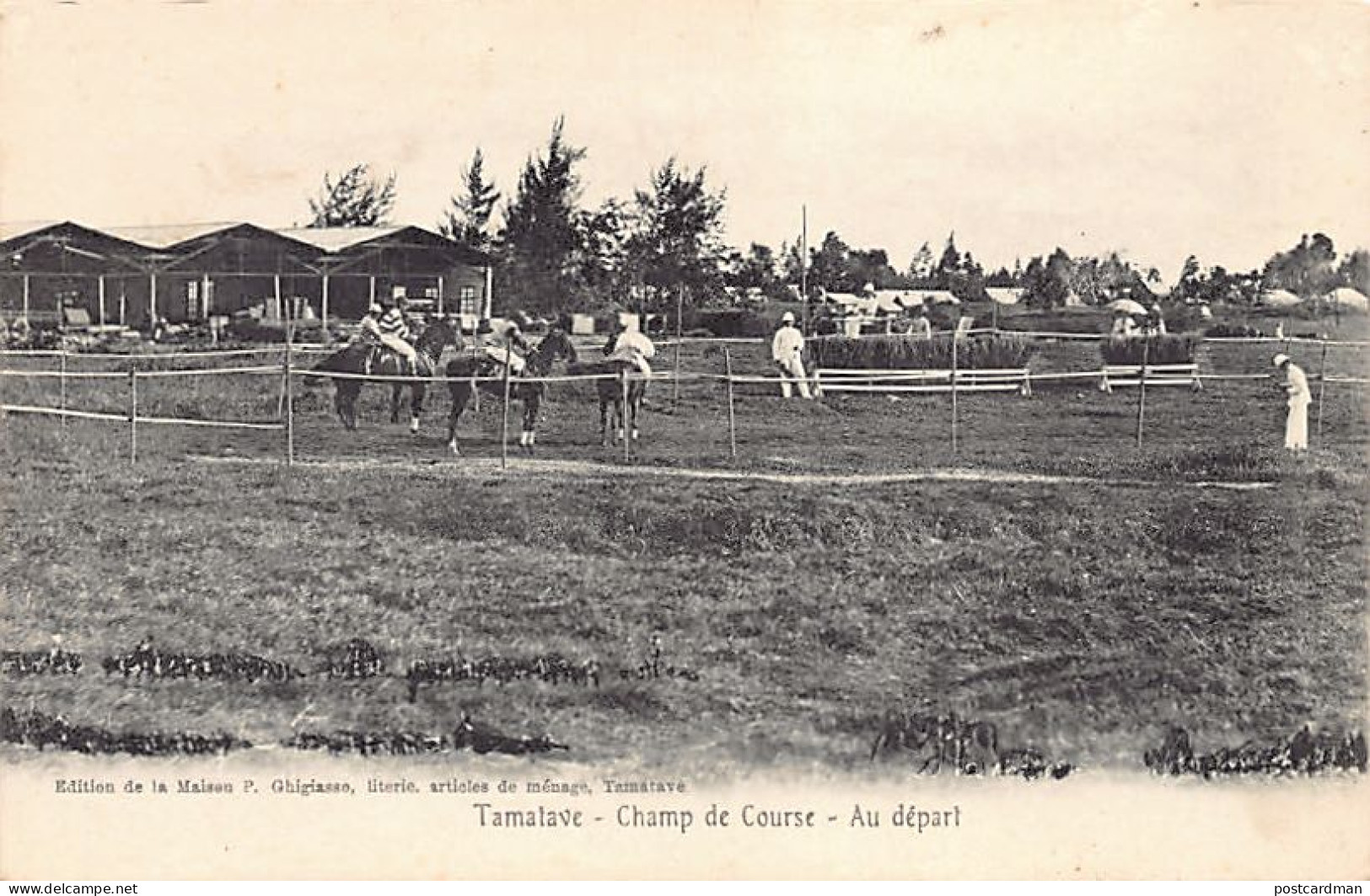 Madagascar - TAMATAVE - Champ De Course - Au Départ - Ed. P. Ghigiasso - Madagaskar