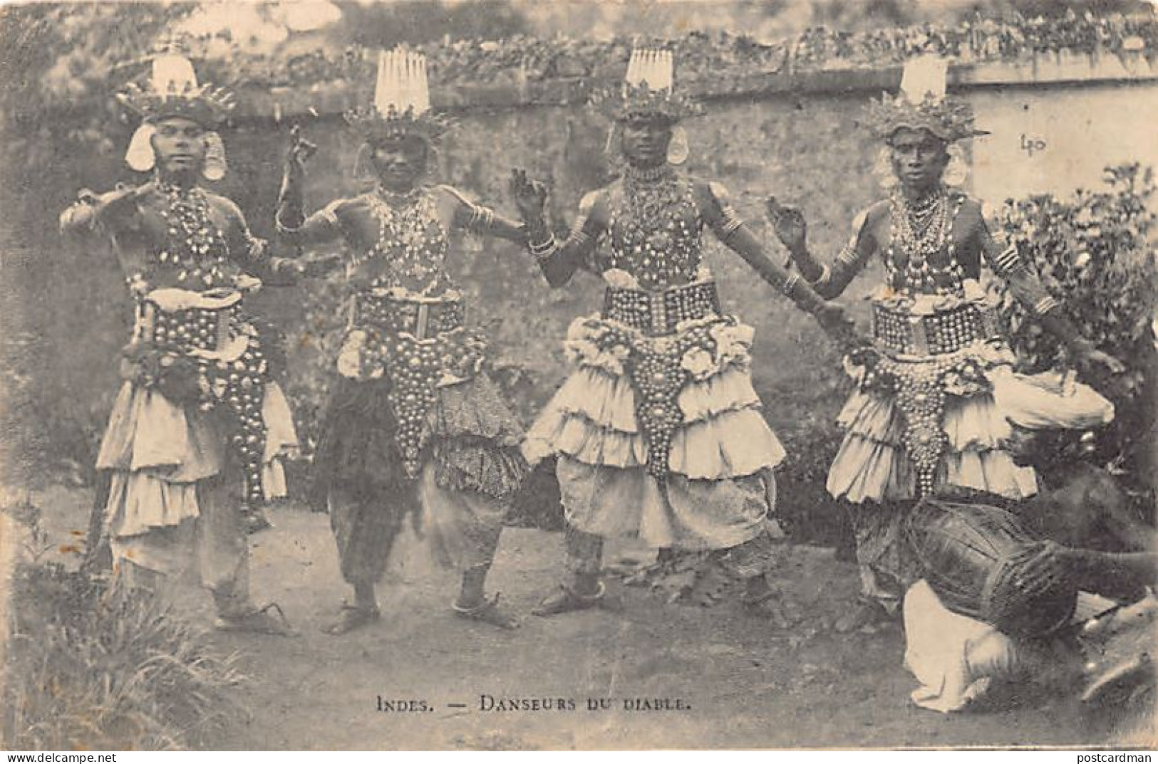Sril Lanka - Devil Dancers - Publ. Francisc. Miss. (Vanves, France)  - Sri Lanka (Ceylon)