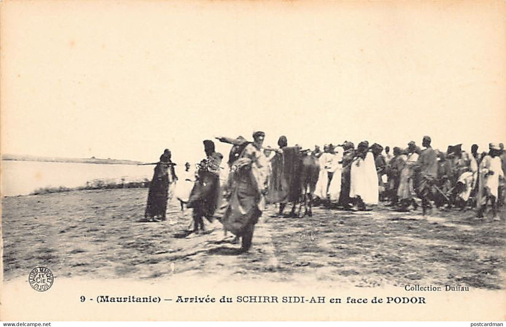 Mauritanie - Arrivée Du Schirr Sidi-Ah En Face De Podor - Ed. Duffau 9 - Mauritanie