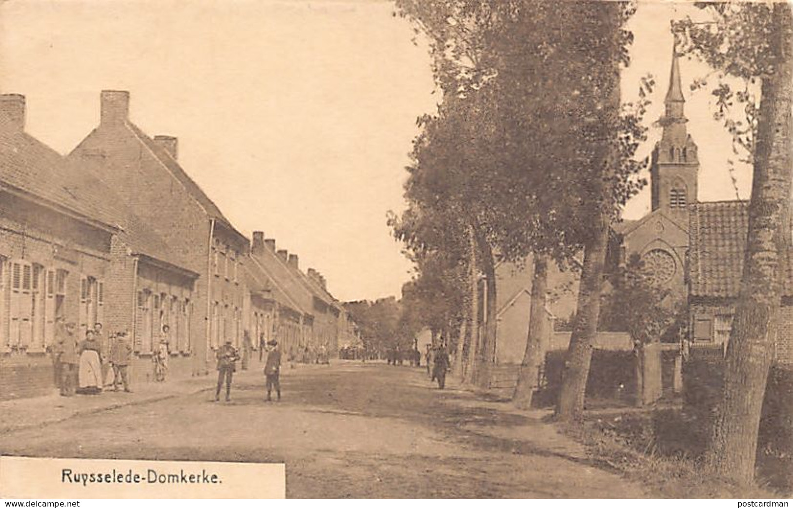 België - RUISELEDE (W. Vl.) Domkerke - Eerste Wereldoorlog - Ruiselede