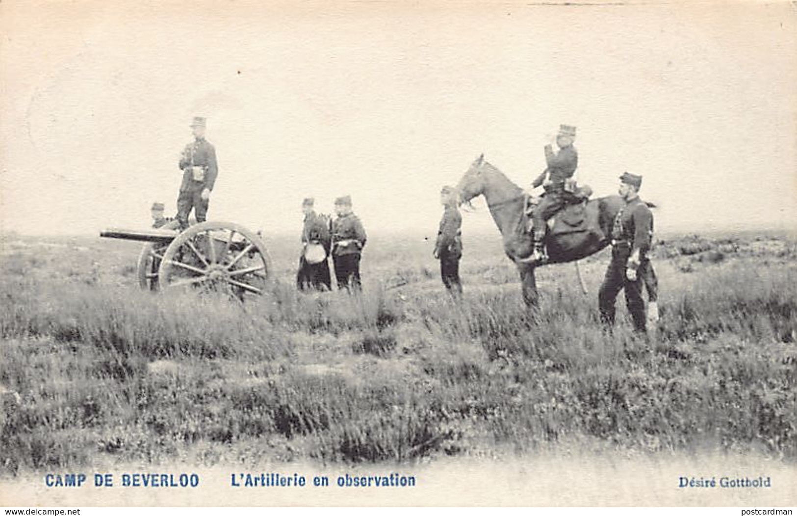 Leopoldsburg - Camp De Beverloo - L'artillerie En Observation. - Leopoldsburg (Beverloo Camp)