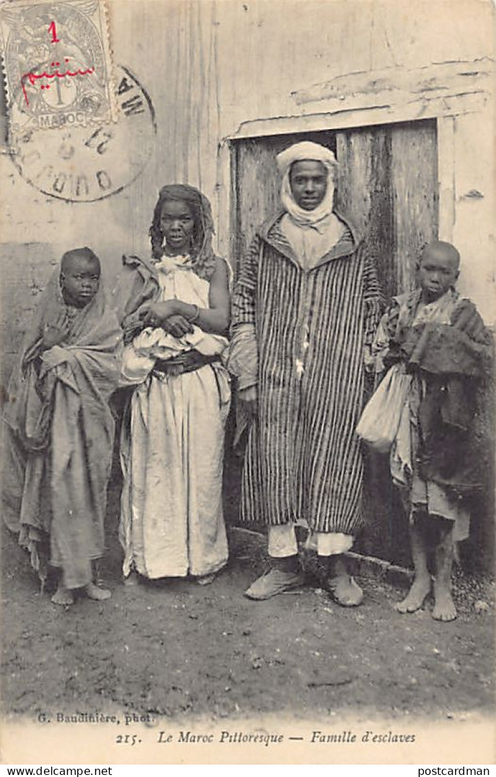 Maroc - Famille D'esclaves - Ed. G. Baudinière 215 - Other & Unclassified