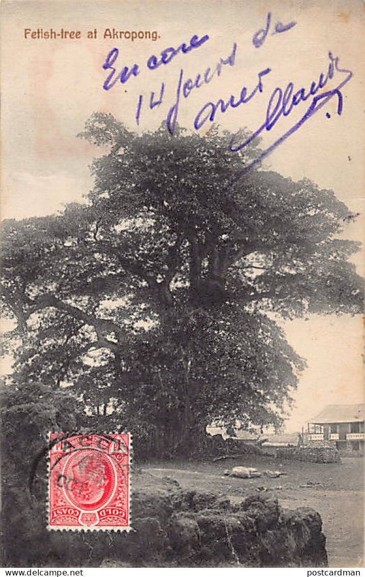 Ghana - Fetish Tree At Akropong - Publ. Basel Mission Book Depot 13 - Ghana - Gold Coast