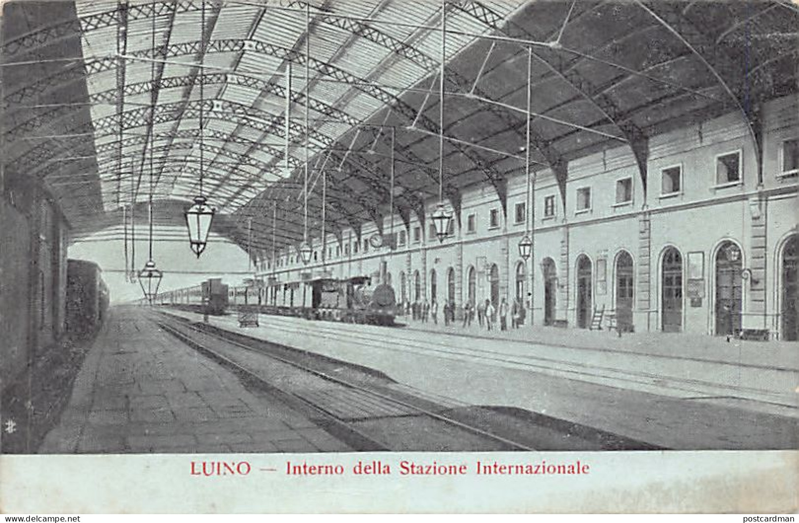 LUINO - Interno Della Stazione Internationale - Luino