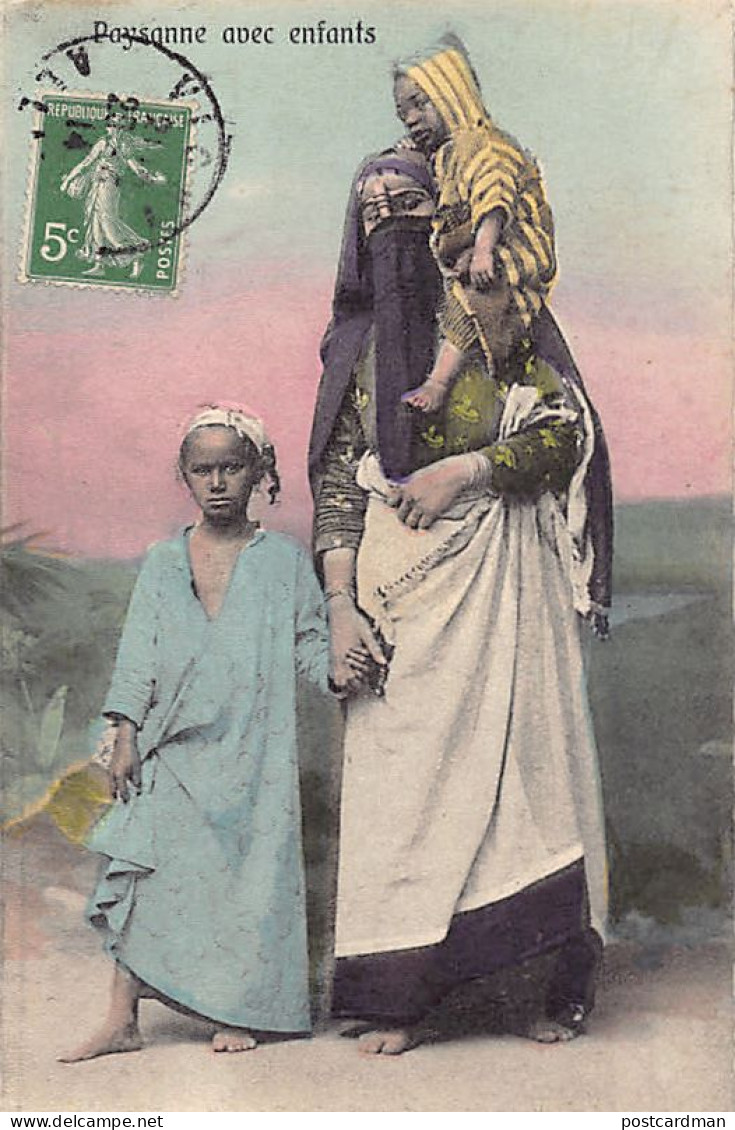 Egypt - Fellah Woman And Her Children - Publ. The Cairo Postcard Trust Serie 2 - Persons