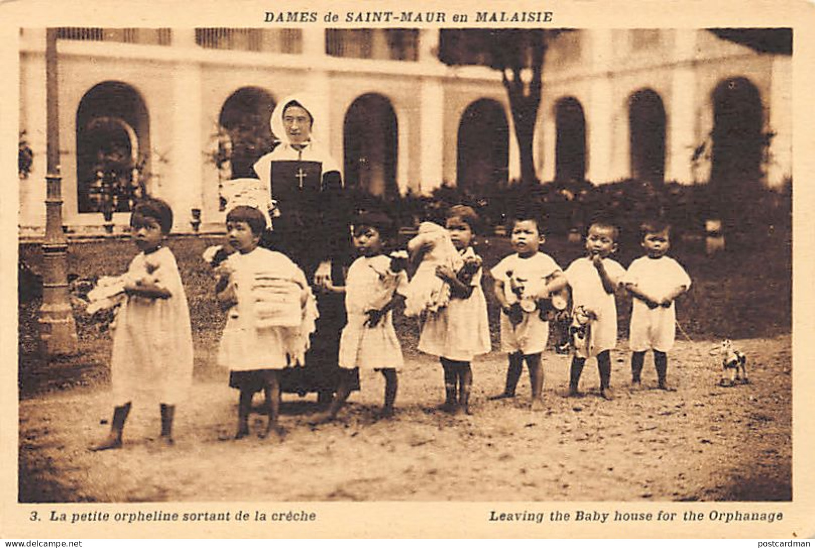 Malaysia - PENANG - The Little Orphan Leaving The Nursery - Publ. Saint-Maur Ladies Orphanage In Malaysia 3 - Maleisië