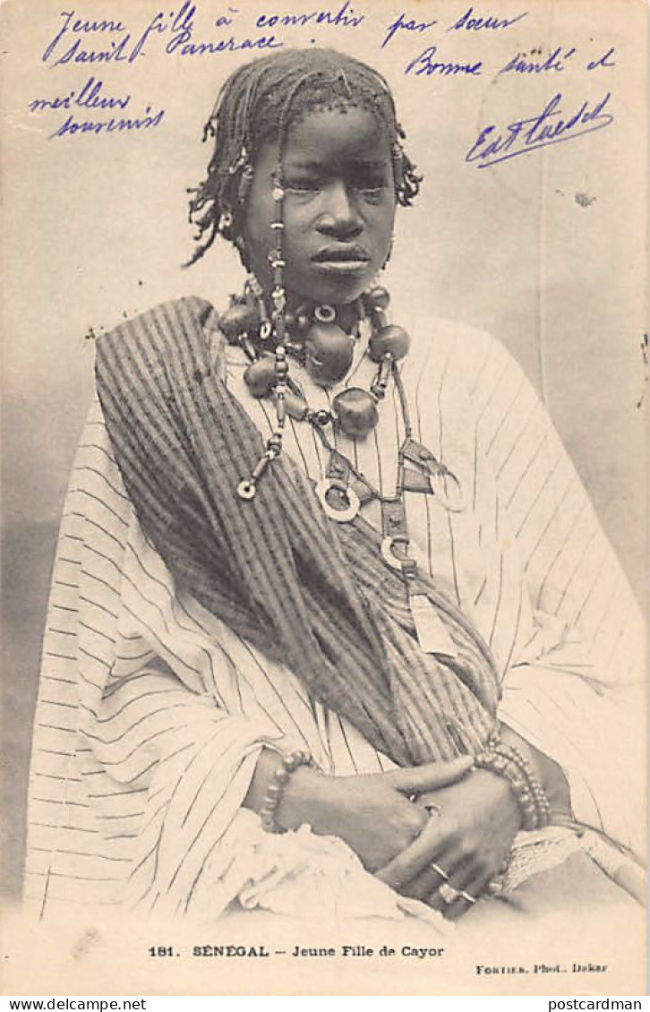 Sénégal - Jeune Fille De Cayor - Ed. Fortier 181 - Senegal