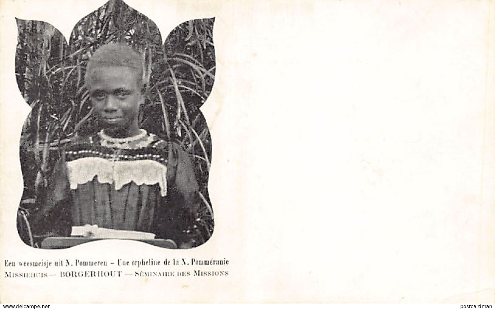 Papua New Guinea - NEW BRITAIN Neupommern - An Orphan - Publ. Mission From Borgerhout  - Papoea-Nieuw-Guinea