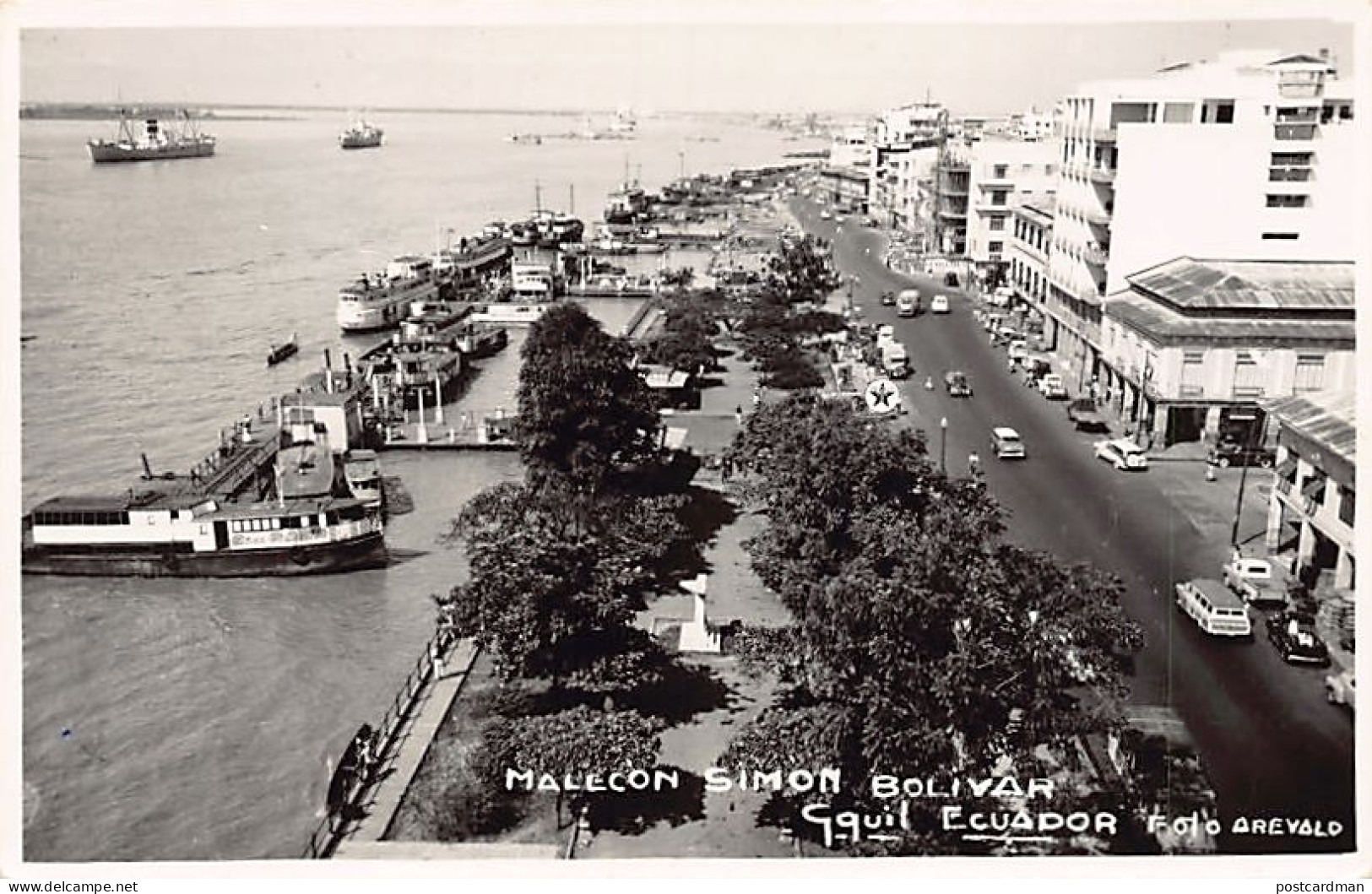 Ecuador - GUAYAQUIL - Malecon Simon Bolivar - POSTAL FOTO - Ed. Arevalo  - Ecuador