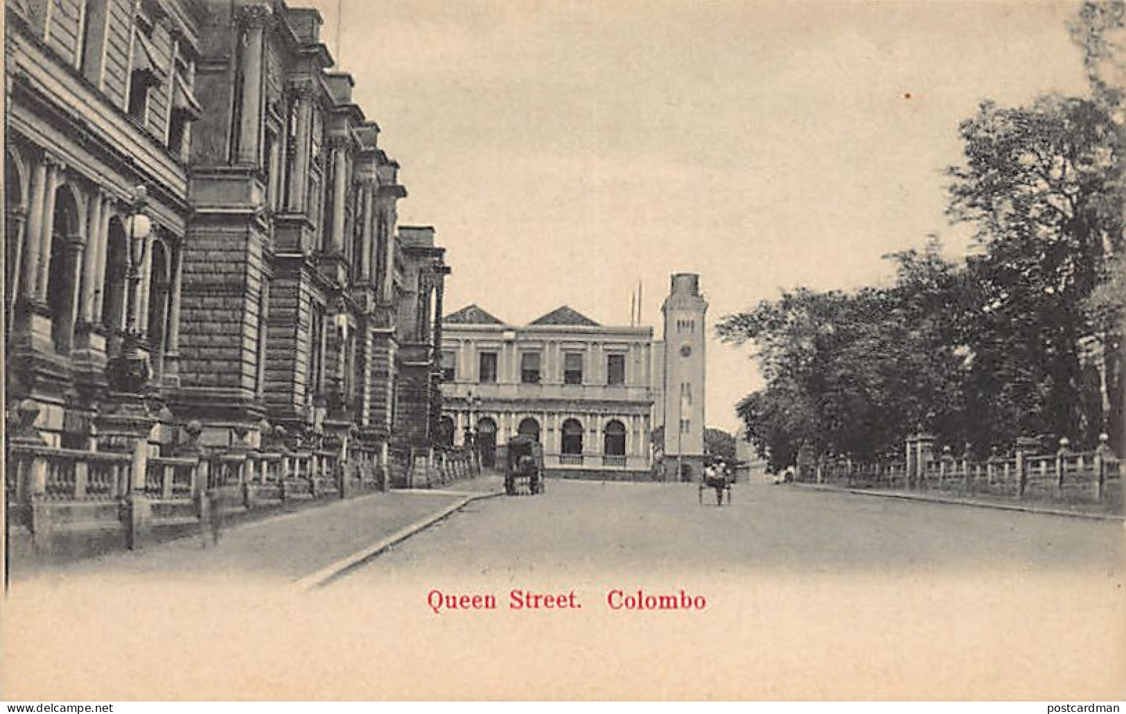 Sri Lanka - COLOMBO - Queen Street - Publ. Skeen Photo  - Sri Lanka (Ceylon)