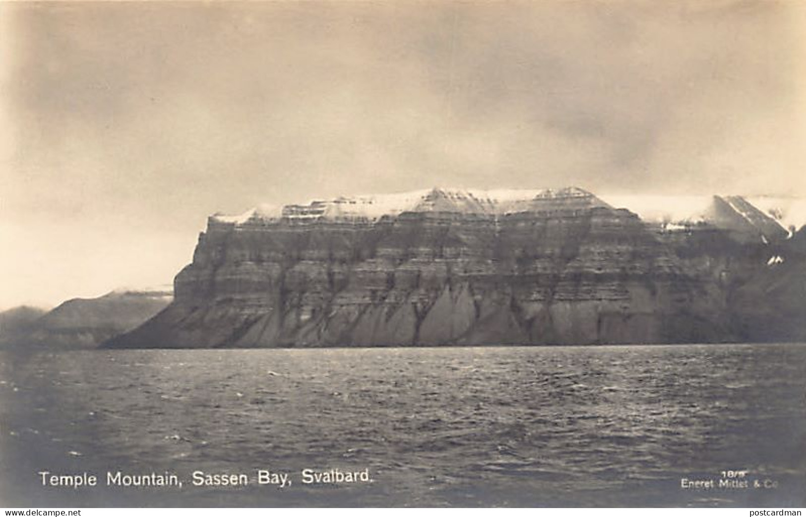 Norway - SVALBARD Spitzbergen - Temple Mountain, Sassen Bay - Publ. Mittet & Co. 18 9 - Noorwegen