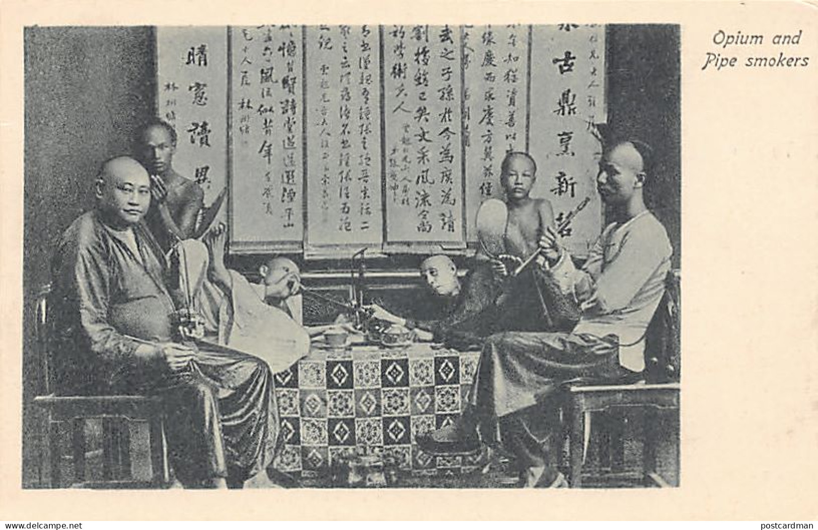 China - Opium And Pipe Smokers - Publ. Unknown 7 - China