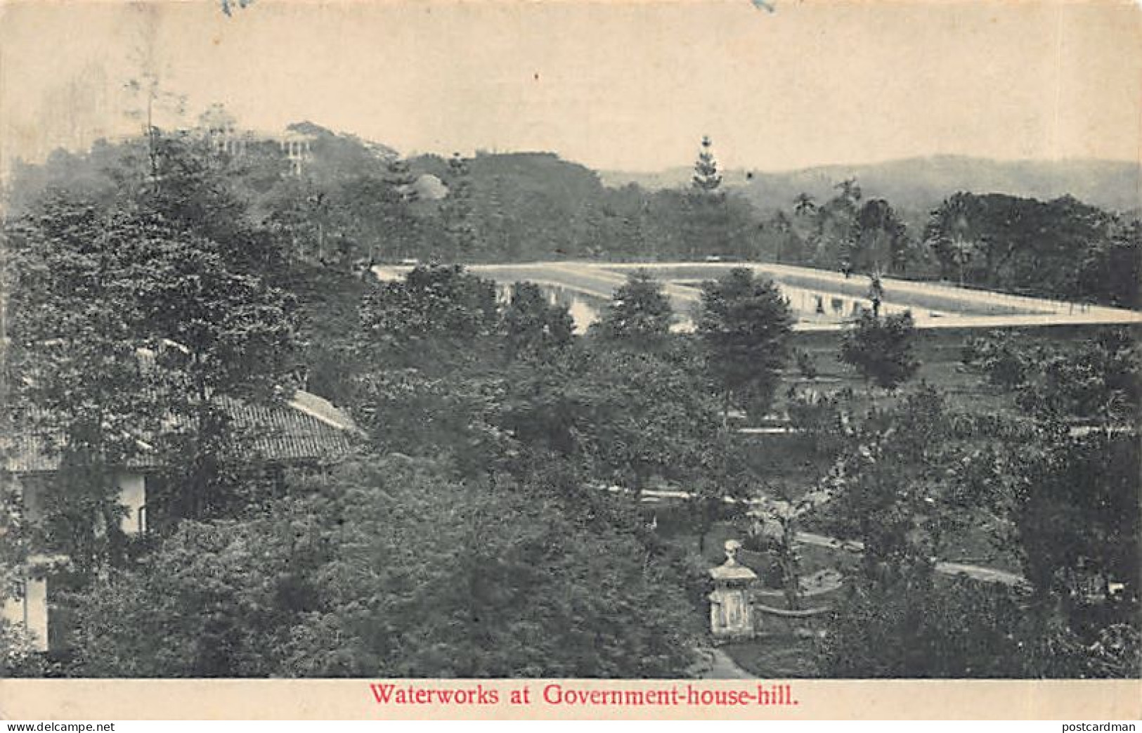 Singapore - Waterworks At Government-house-hill - Publ. G. R. Lambert & Co.  - Singapur