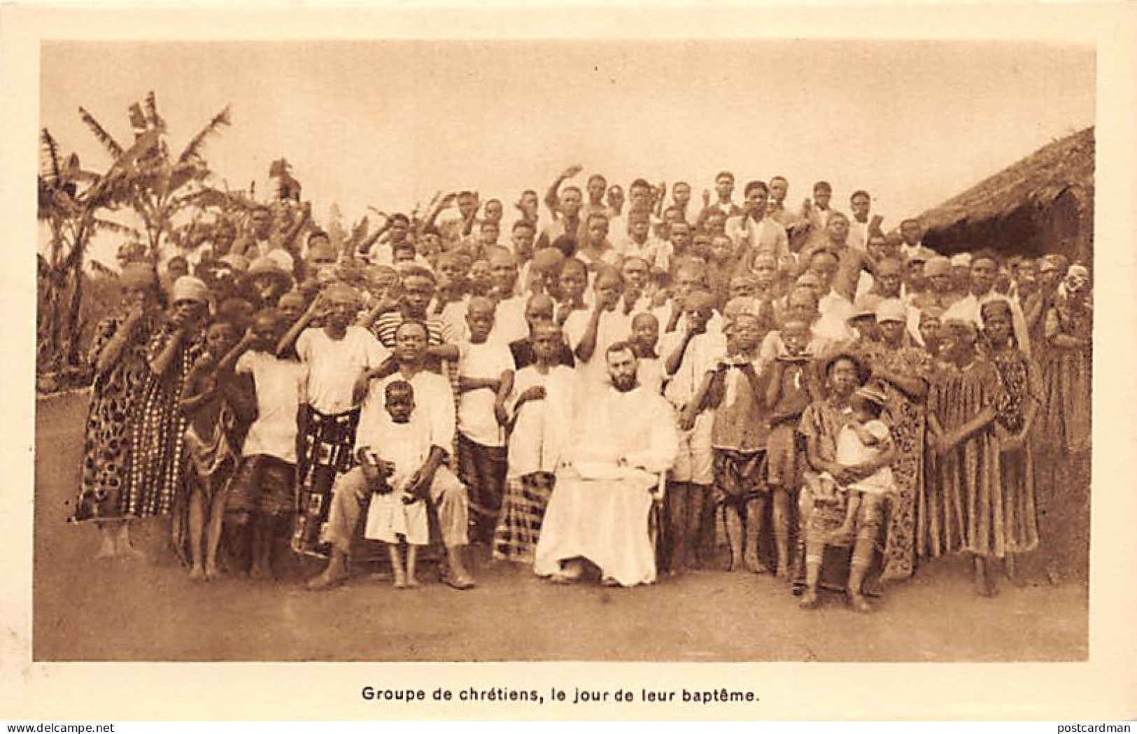 Cameroun - Groupe De Chrétiens, Le Jour De Leur Baptême - Ed. Missions Des Prêtres Du Sacré-Coeur De St-Quentin  - Cameroon