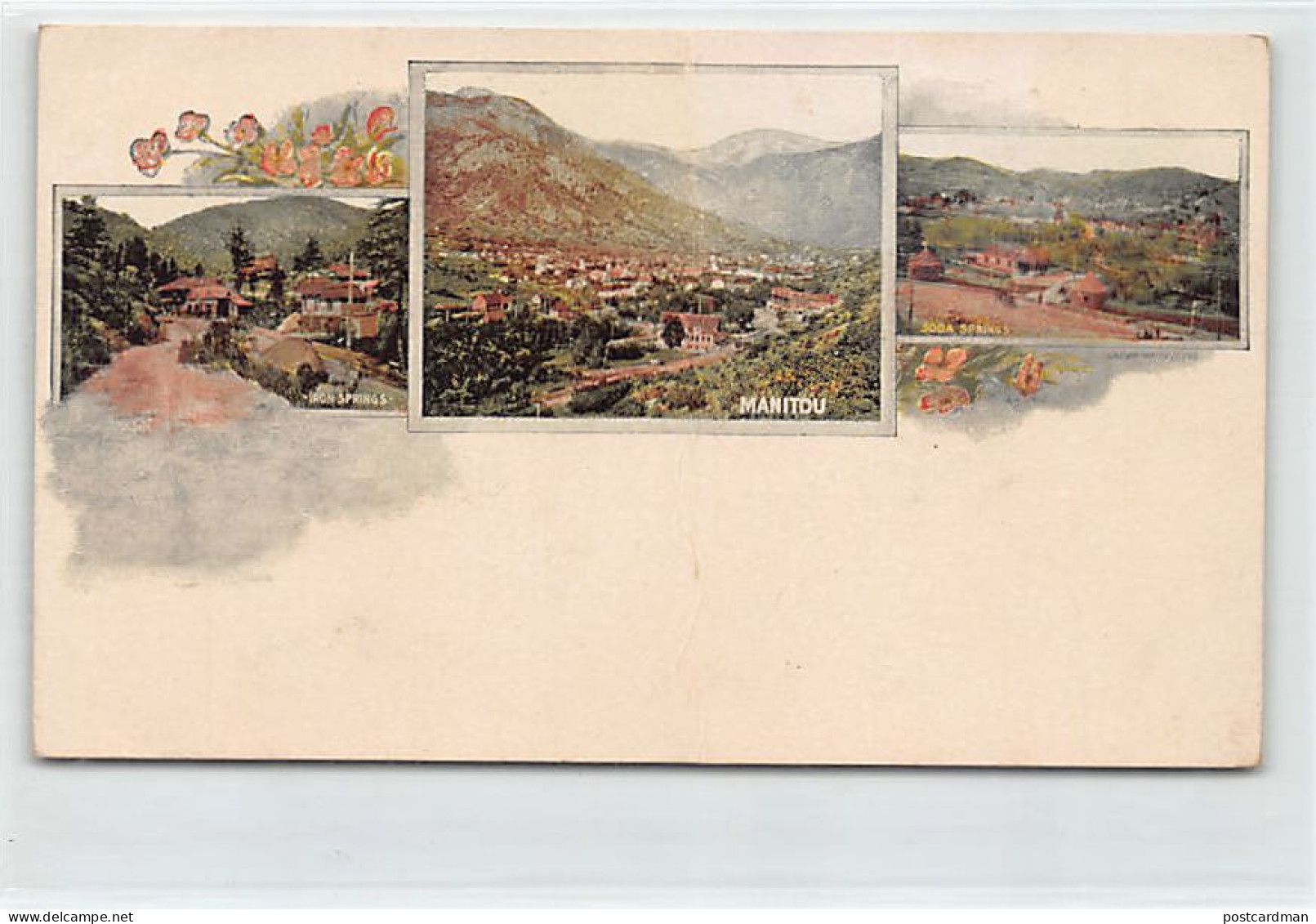 Usa - MANITOU (CO) Iron Springs - Bird's Eye View - Soda Springs - Altri & Non Classificati