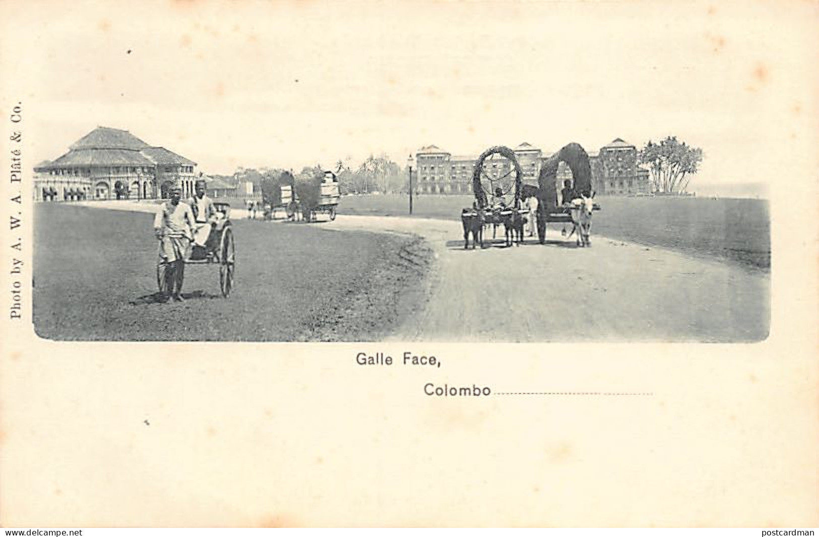 Sri Lanka - COLOMBO - Galle Face - Publ. A.W.A. Plâté & Co.  - Sri Lanka (Ceylon)