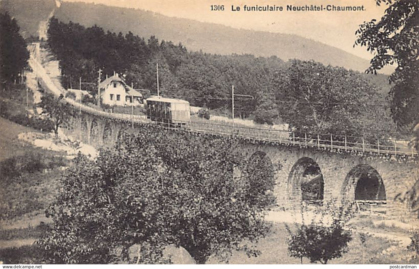 Le Funiculaire Neuchâtel - Chaumont (NE) - Ed. Maison Jacot 1306 - Other & Unclassified