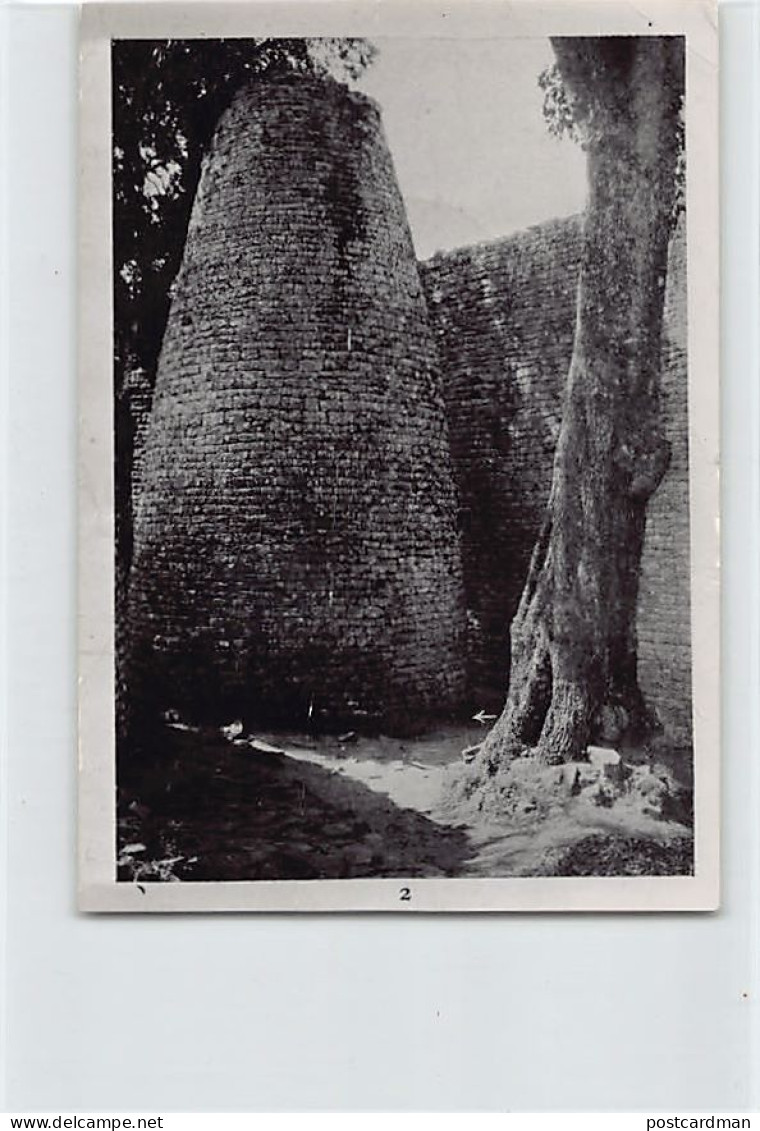 Zimbabwe - The Great Conical Tower Of Zimbabwe Ruins - PHOTOGRAPH - Publ. Thompson  - Simbabwe