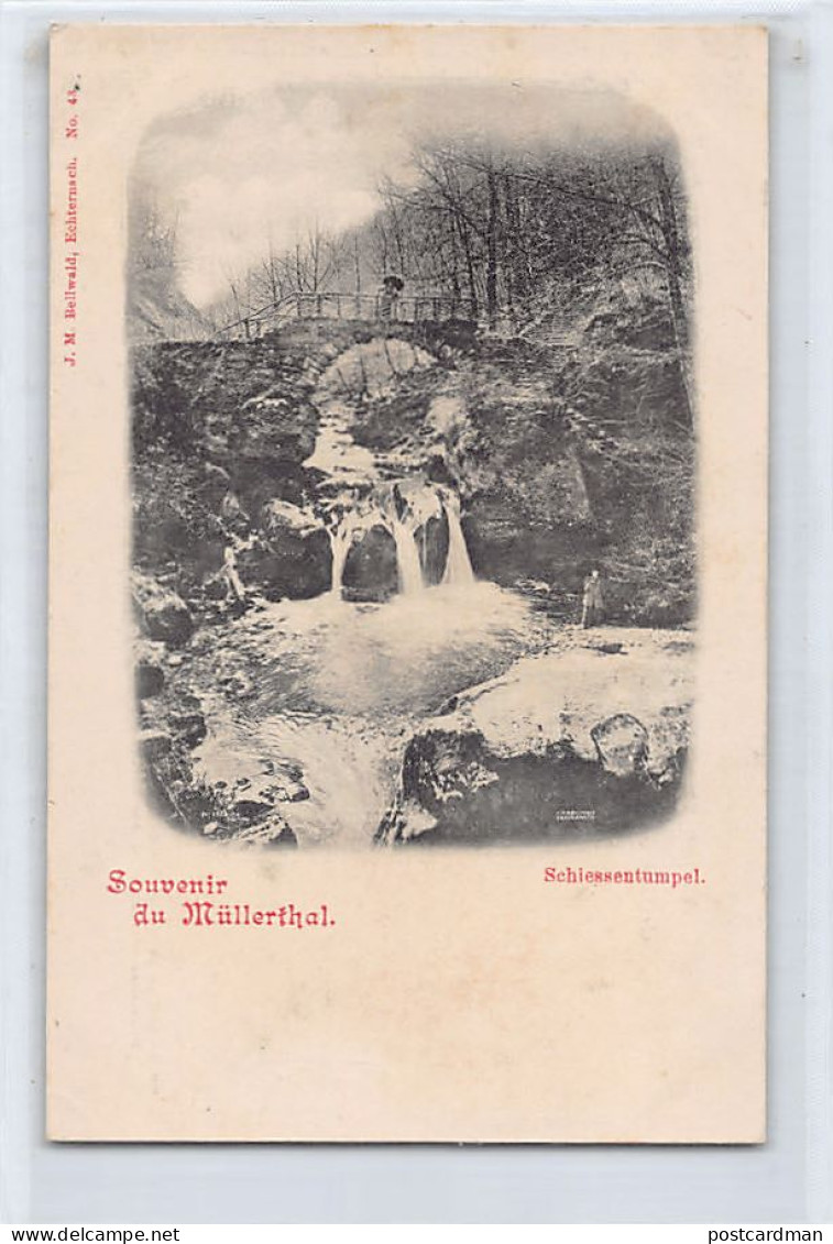 Luxembourg - MÜLLERTHAL - Schiessentumpel - Ed. J. M. Bellwald 43 - Autres & Non Classés