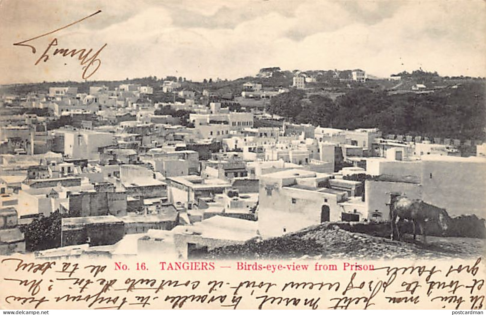 Maroc - TANGER - Bird's Eye View From Prison - Ed. Inconnu 16 - Tanger